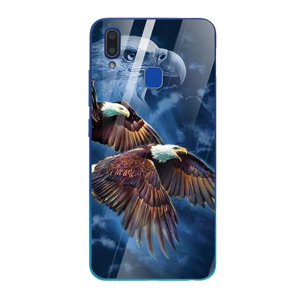Eagle Tempered Glass Phone Case for Vivo Y91