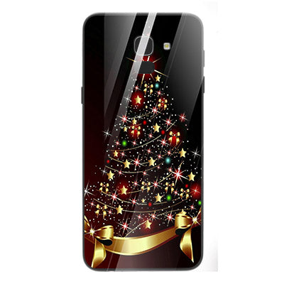 Merry Chrismas Tempered Glass Phone Case for Samsung Galaxy J6 2018