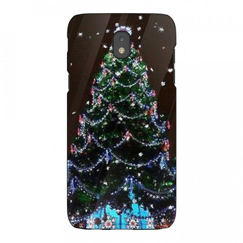 Merry Chrismas Tempered Glass Phone Case for Samsung Galaxy J5 Pro