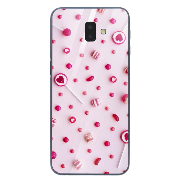 Beautiful Flowers Tempered Glass Phone Case for Samsung Galaxy J6 Plus