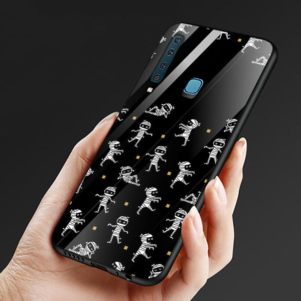 Halloween Skull Tempered Glass Phone Case for Samsung Galaxy A9 2018