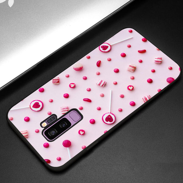 Beautiful Flowers Tempered Glass Phone Case for Samsung Galaxy S9 Plus