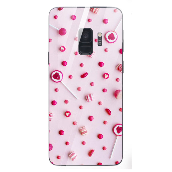Beautiful Flowers Tempered Glass Phone Case for Samsung Galaxy S9