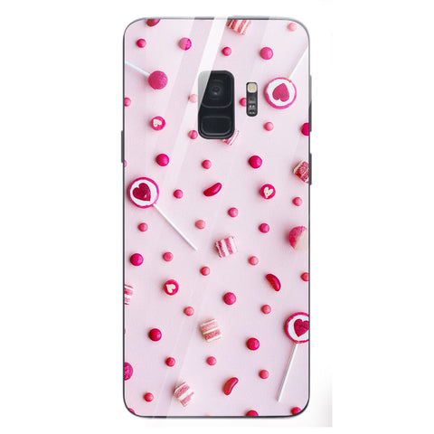 Beautiful Flowers Tempered Glass Phone Case for Samsung Galaxy S9