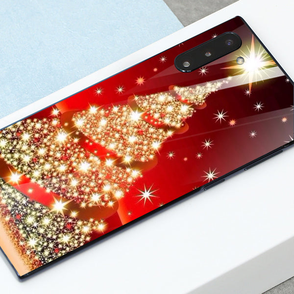 Merry Chrismas Tempered Glass Phone Case for Samsung Galaxy Note 10
