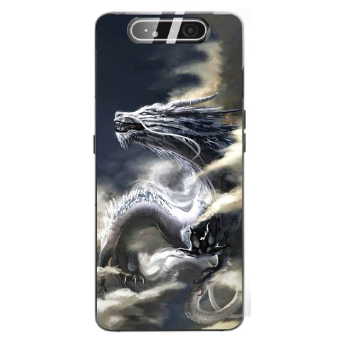 Dragon Tempered Glass Phone Case for Samsung Galaxy A80