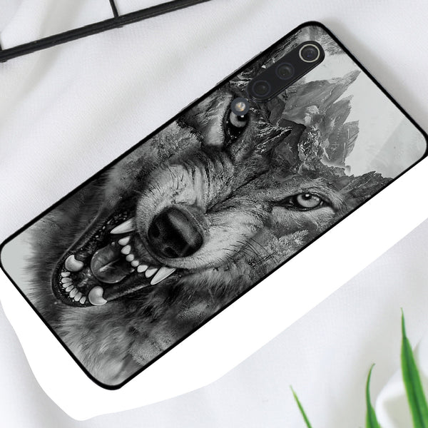 Wolf Eyes Tempered Glass Phone Case for Xiaomi Mi 9 SE