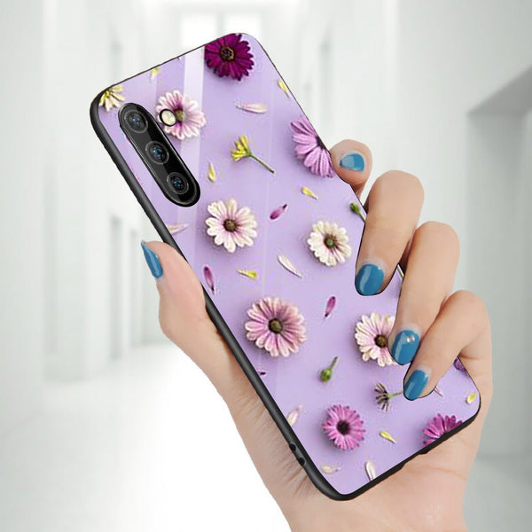 Beautiful Flowers Tempered Glass Phone Case for Samsung Galaxy Note 10