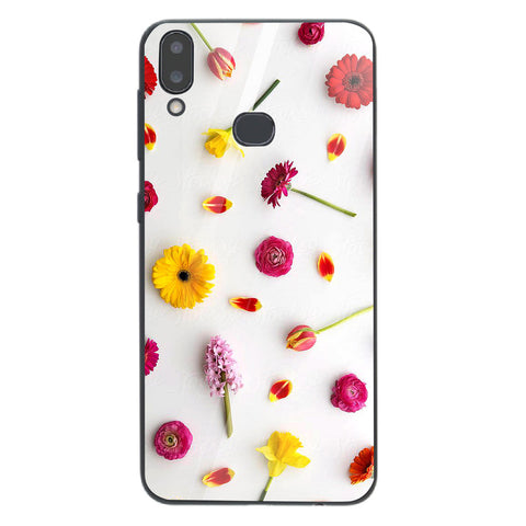 Beautiful Flowers Tempered Glass Phone Case for Samsung Galaxy A10S