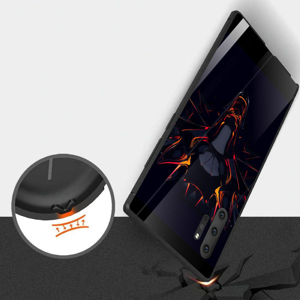 Wolf Eyes Tempered Glass Phone Case for Samsung Galaxy Note 10 Plus