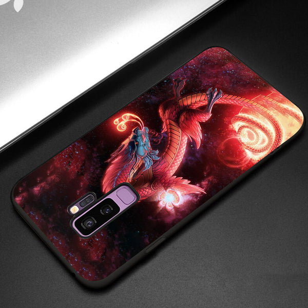 Dragon Tempered Glass Phone Case for Samsung Galaxy S9 Plus