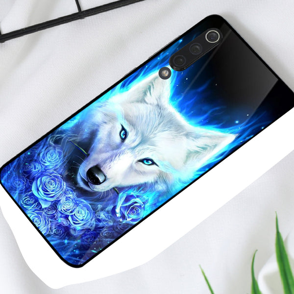Wolf Eyes Tempered Glass Phone Case for Xiaomi Mi 9 SE