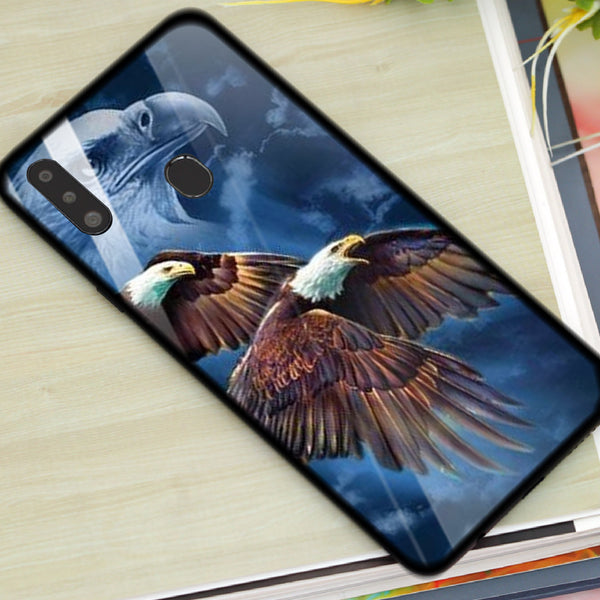 Eagle Tempered Glass Phone Case for Samsung