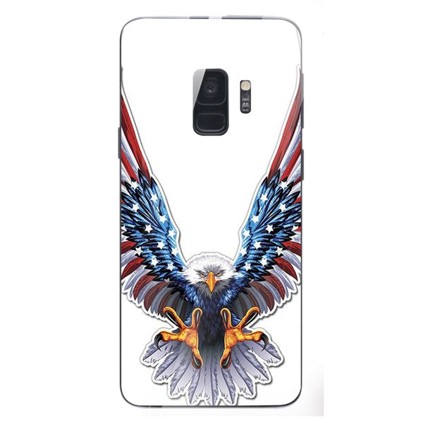 Eagle Tempered Glass Phone Case for Samsung Galaxy S9