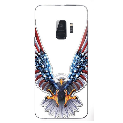Eagle Tempered Glass Phone Case for Samsung Galaxy S9