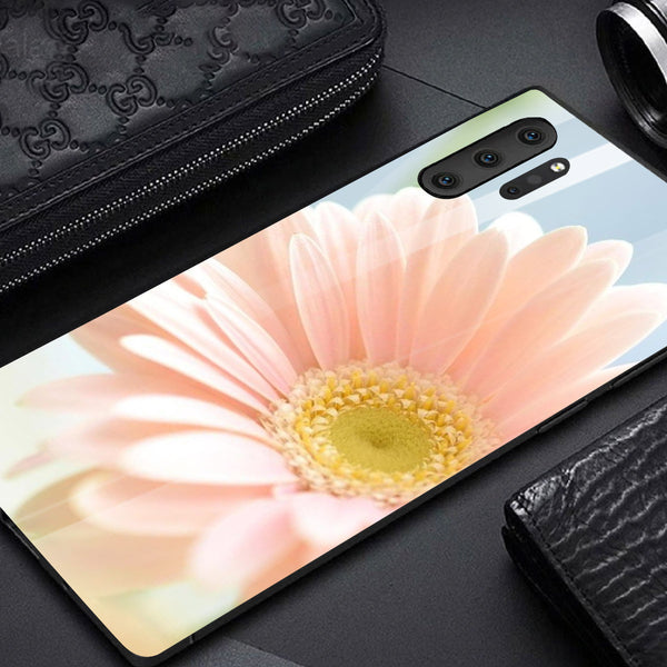 Beautiful Flowers Tempered Glass Phone Case for Samsung Galaxy Note 10 Plus