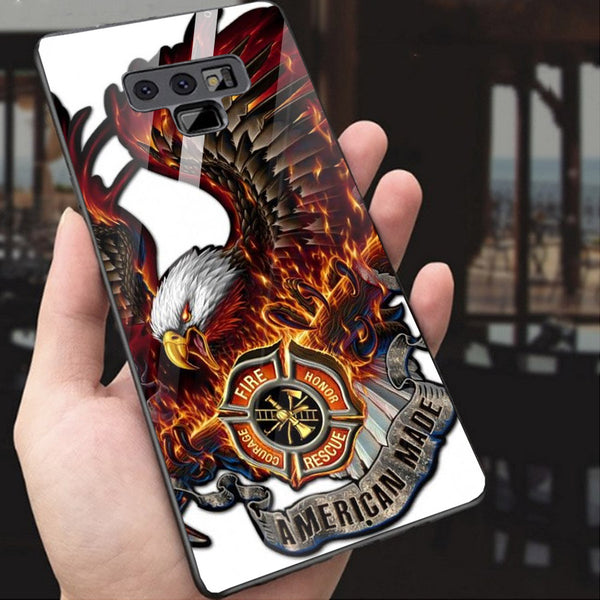 Eagle Tempered Glass Phone Case for Samsung Galaxy Note 9