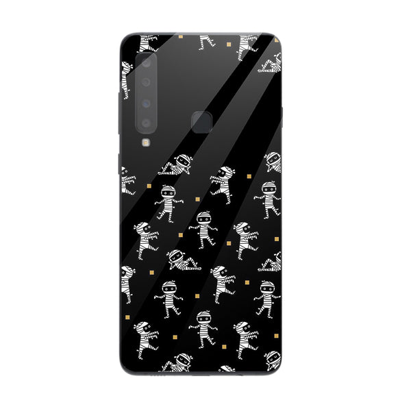 Halloween Skull Tempered Glass Phone Case for Samsung Galaxy A9 2018
