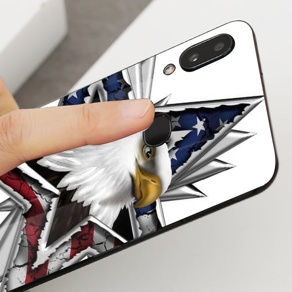 Eagle Tempered Glass Phone Case for Samsung Galaxy A10S