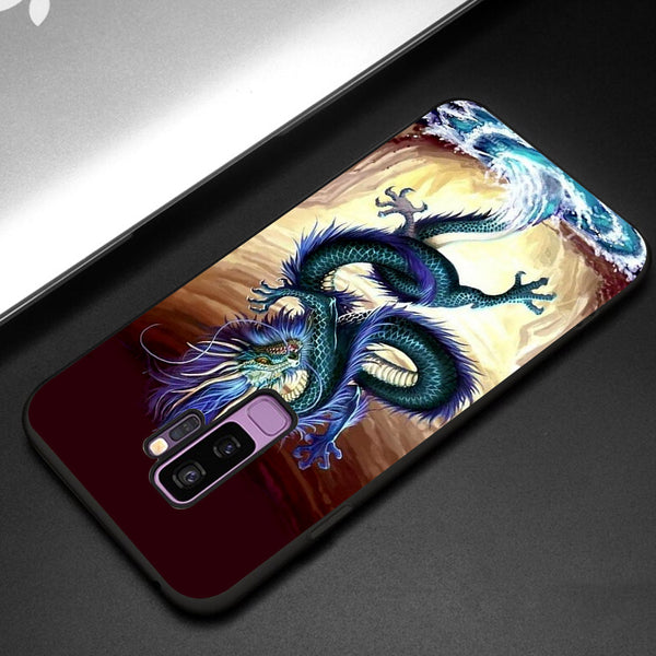 Dragon Tempered Glass Phone Case for Samsung Galaxy S9 Plus