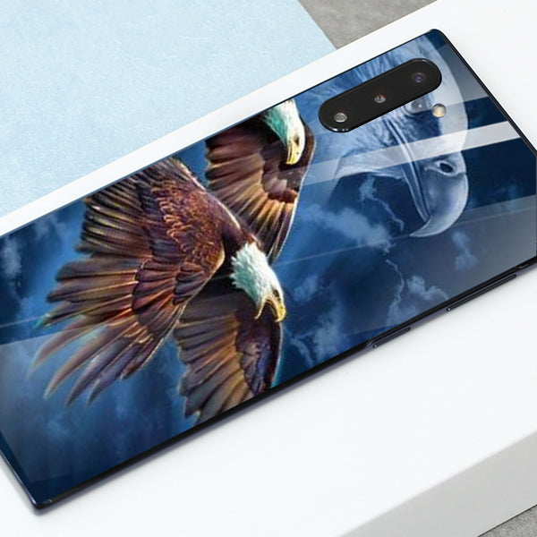 Eagle Tempered Glass Phone Case for Samsung Galaxy Note 10