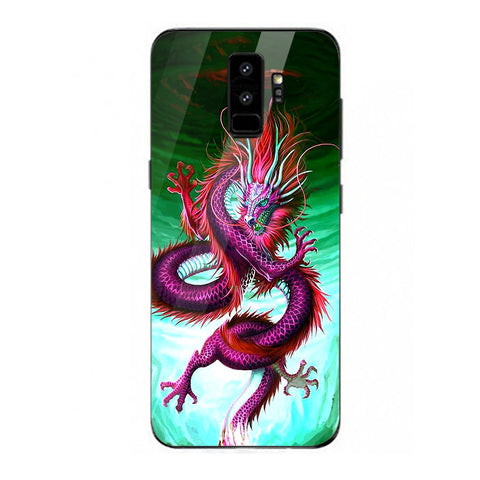 Dragon Tempered Glass Phone Case for Samsung Galaxy S9 Plus