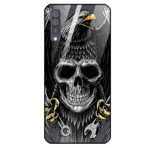 Eagle Tempered Glass Phone Case for Samsung Galaxy A50S