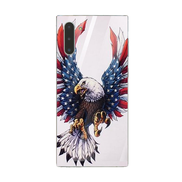 Eagle Tempered Glass Phone Case for Samsung Galaxy Note 10
