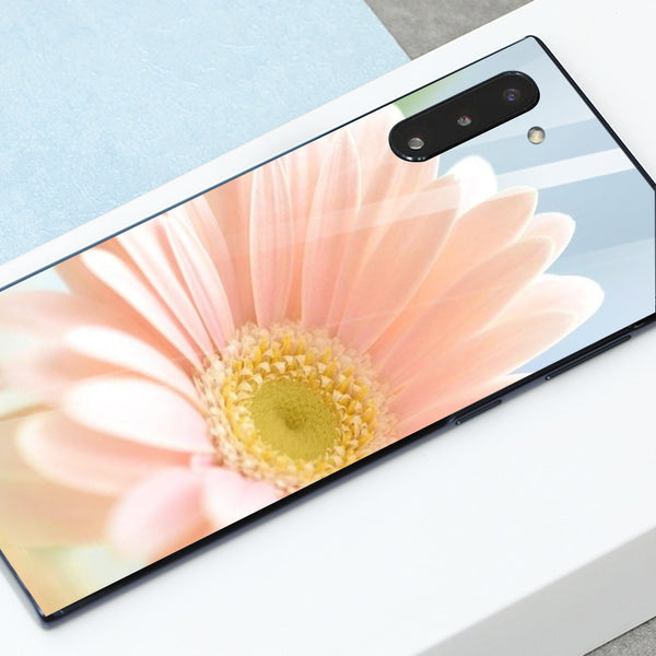 Beautiful Flowers Tempered Glass Phone Case for Samsung Galaxy Note 10