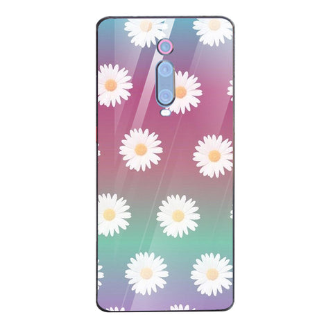 Beautiful Flowers Tempered Glass Phone Case for Xiaomi Redmi K20 Pro
