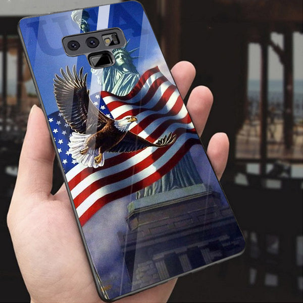 Eagle Tempered Glass Phone Case for Samsung Galaxy Note 9