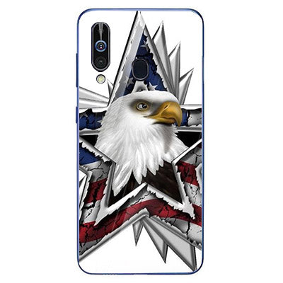 Eagle Tempered Glass Phone Case for Samsung Galaxy A60