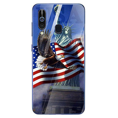 Eagle Tempered Glass Phone Case for Samsung Galaxy A60