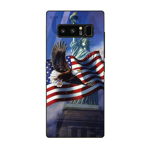 Eagle Tempered Glass Phone Case for Samsung Galaxy Note 8