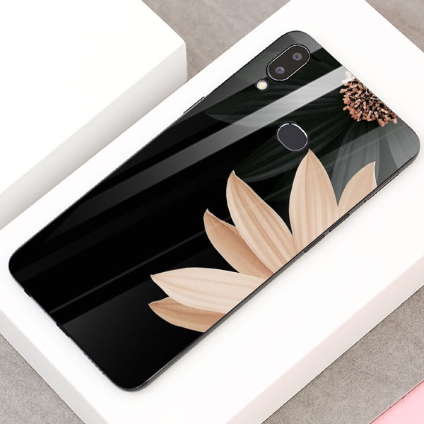 Beautiful Flowers Tempered Glass Phone Case for Samsung Galaxy A10S