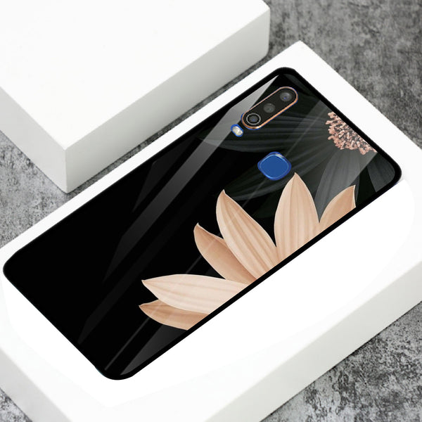 Beautiful Flowers Tempered Glass Phone Case for Vivo Y17