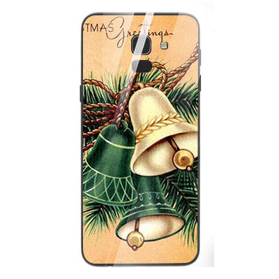 Merry Chrismas Tempered Glass Phone Case for Samsung Galaxy J6 2018