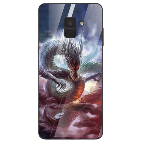 Dragon Tempered Glass Phone Case for Samsung Galaxy A8 Plus