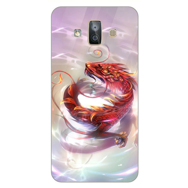 Dragon Tempered Glass Phone Case for Samsung Galaxy J7 Duo