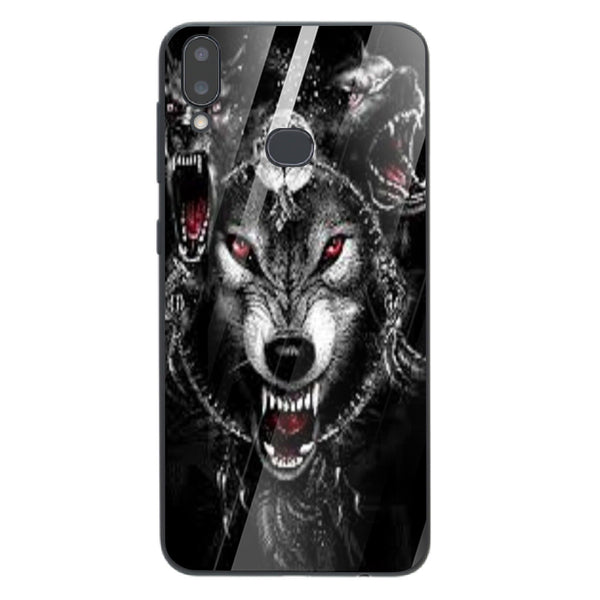 Wolf Eyes Tempered Glass Phone Case for Samsung Galaxy A10S