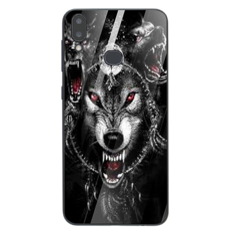 Wolf Eyes Tempered Glass Phone Case for Samsung Galaxy A10S