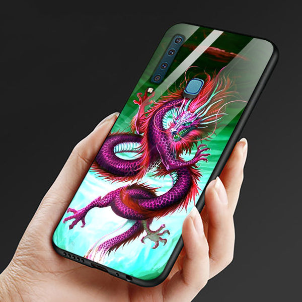 Dragon Tempered Glass Phone Case for Samsung Galaxy A9 2018