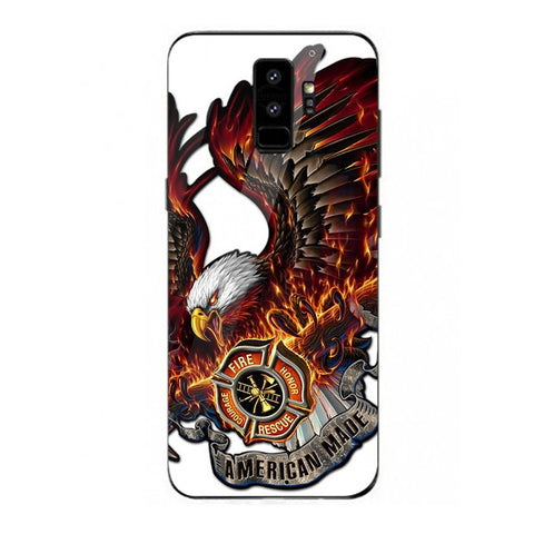 Eagle Tempered Glass Phone Case for Samsung Galaxy S9 Plus