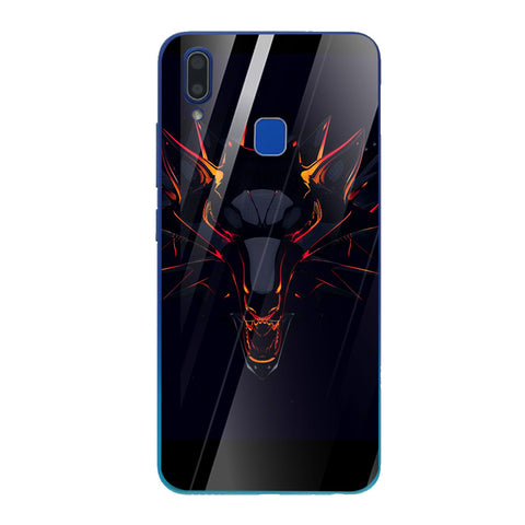Wolf Eyes Tempered Glass Phone Case for Vivo Y95