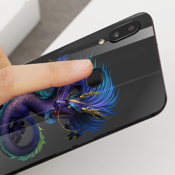 Dragon Tempered Glass Phone Case for Samsung Galaxy A10S
