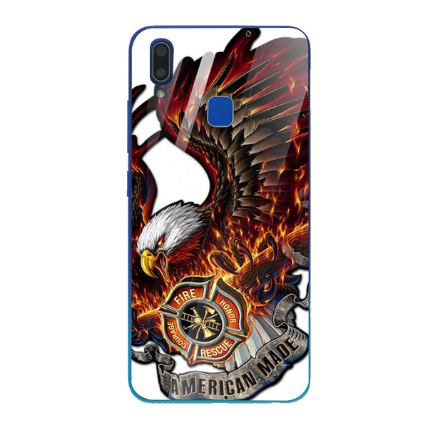 Eagle Tempered Glass Phone Case for Vivo Y95