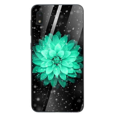 Beautiful Flowers Tempered Glass Phone Case for Samsung Galaxy A10