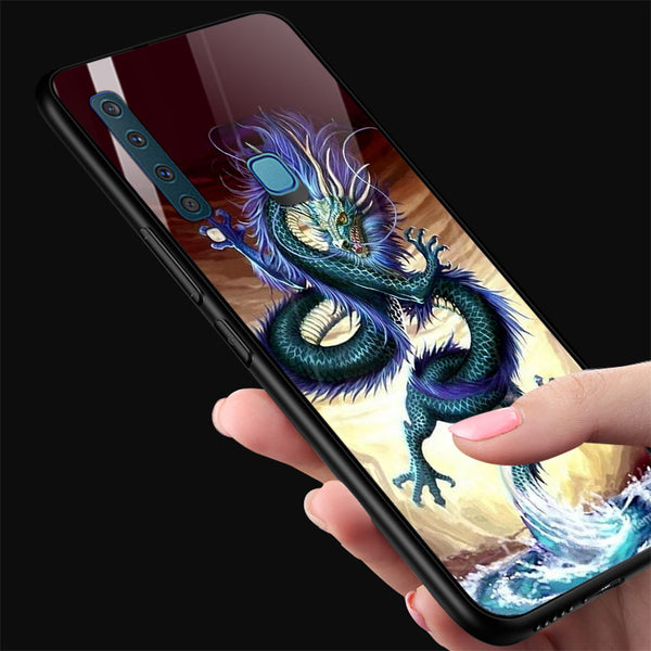 Dragon Tempered Glass Phone Case for Samsung Galaxy A9 2018