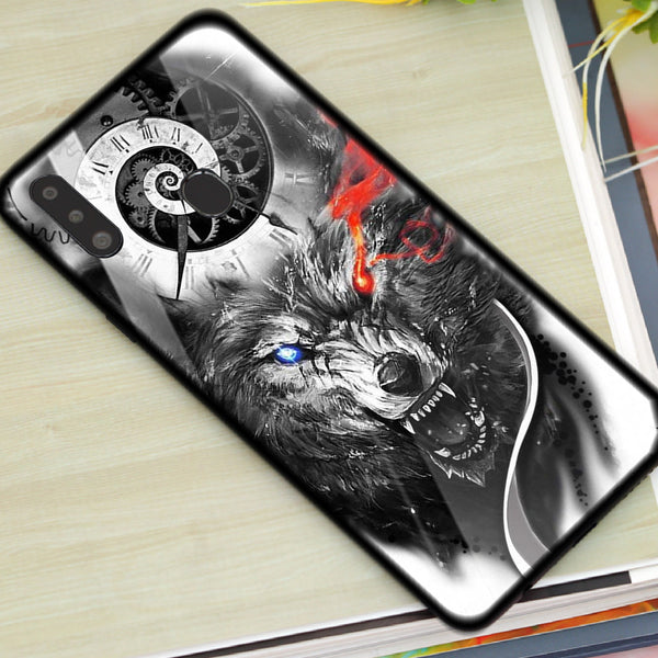 Wolf Eyes Tempered Glass Phone Case for Samsung