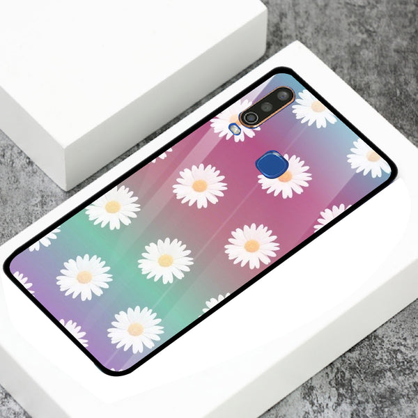 Beautiful Flowers Tempered Glass Phone Case for Vivo Y17